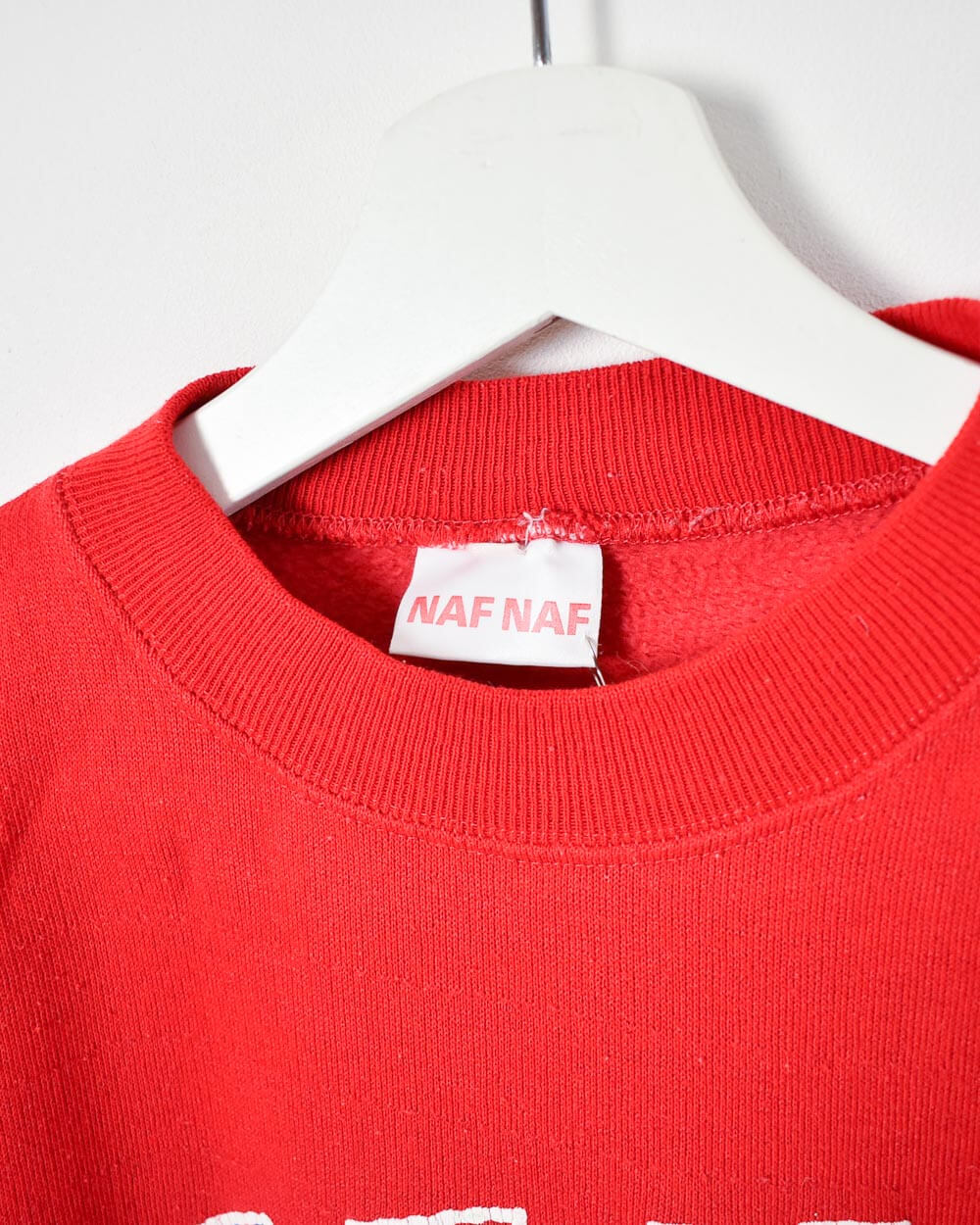 Red Naf Naf Paris The Name to Wear Sweatshirt - Large