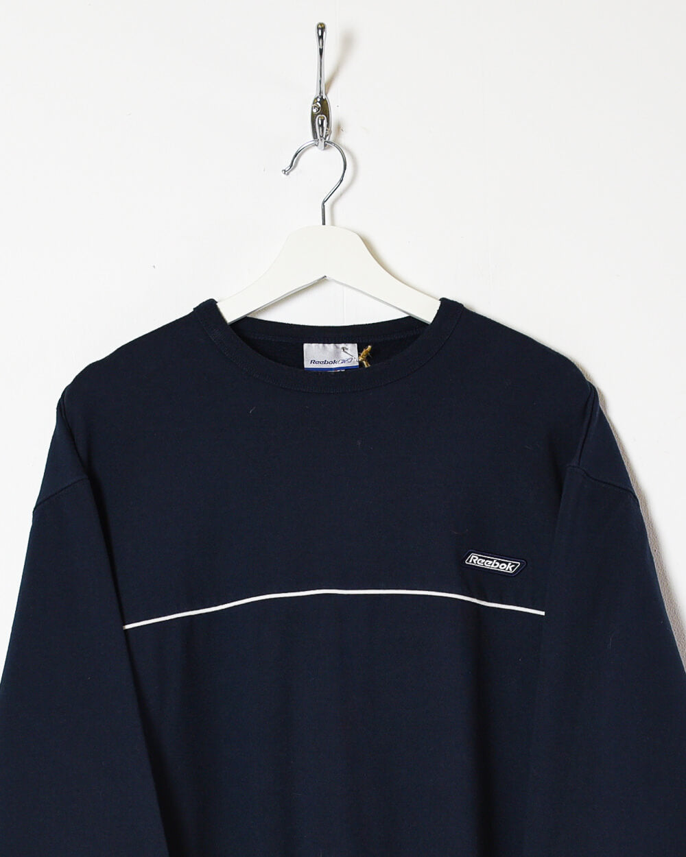 Navy Reebok Sweatshirt - Medium