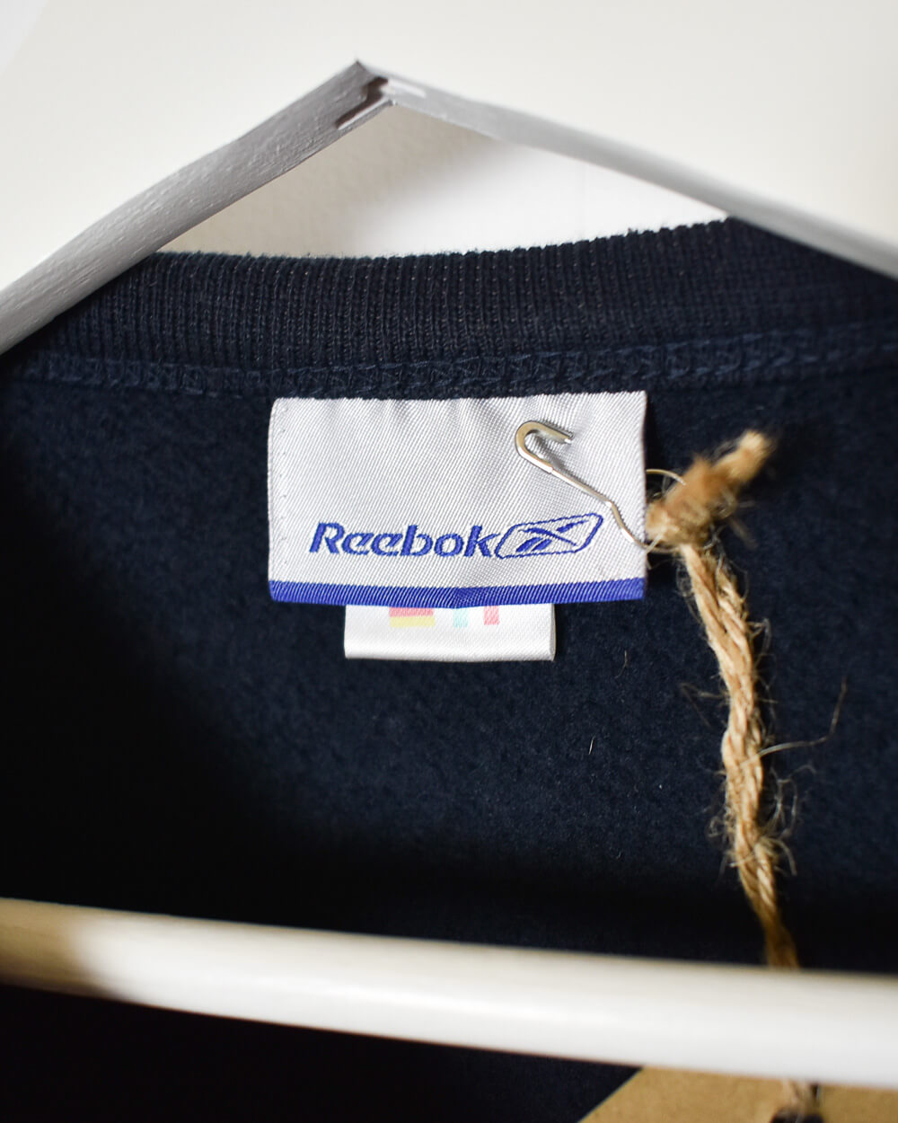 Navy Reebok Sweatshirt - Medium