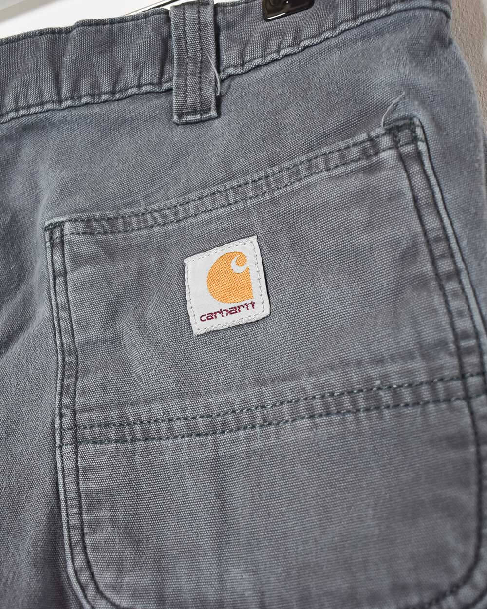 Grey Carhartt Double Knee Jeans - W33 L30