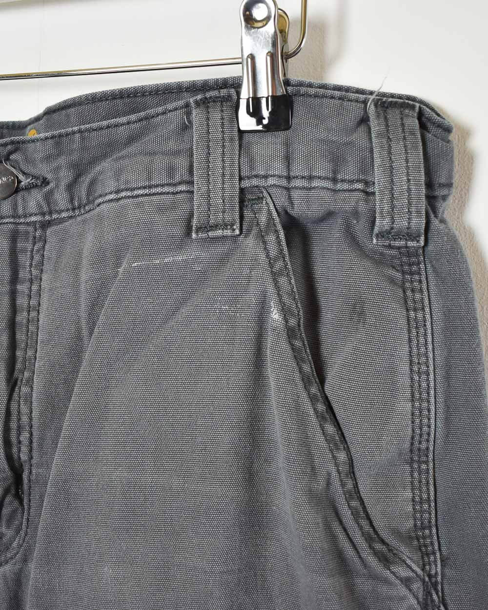 Grey Carhartt Double Knee Jeans - W33 L30