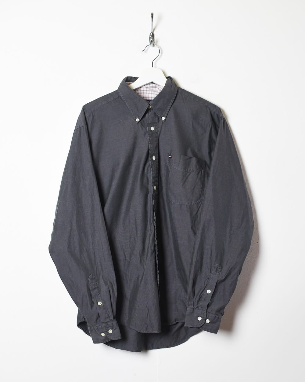 Grey Tommy Hilfiger Shirt - Large