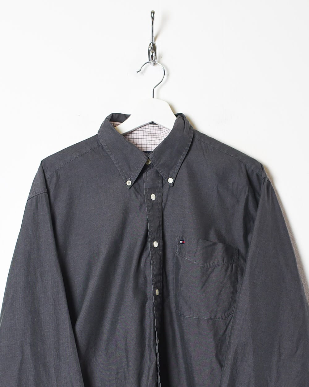 Grey Tommy Hilfiger Shirt - Large