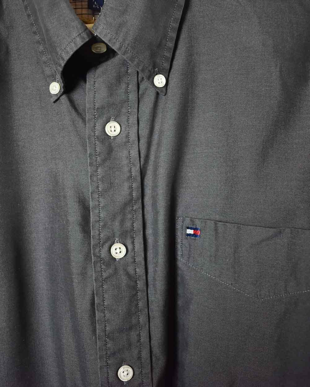 Grey Tommy Hilfiger Shirt - Large