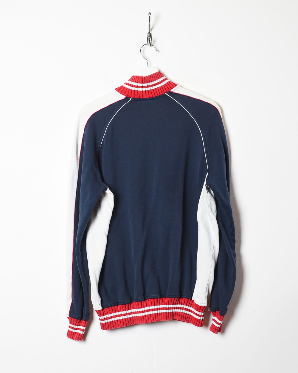 Navy Champion Zip-Through Sweatshirt - Medium