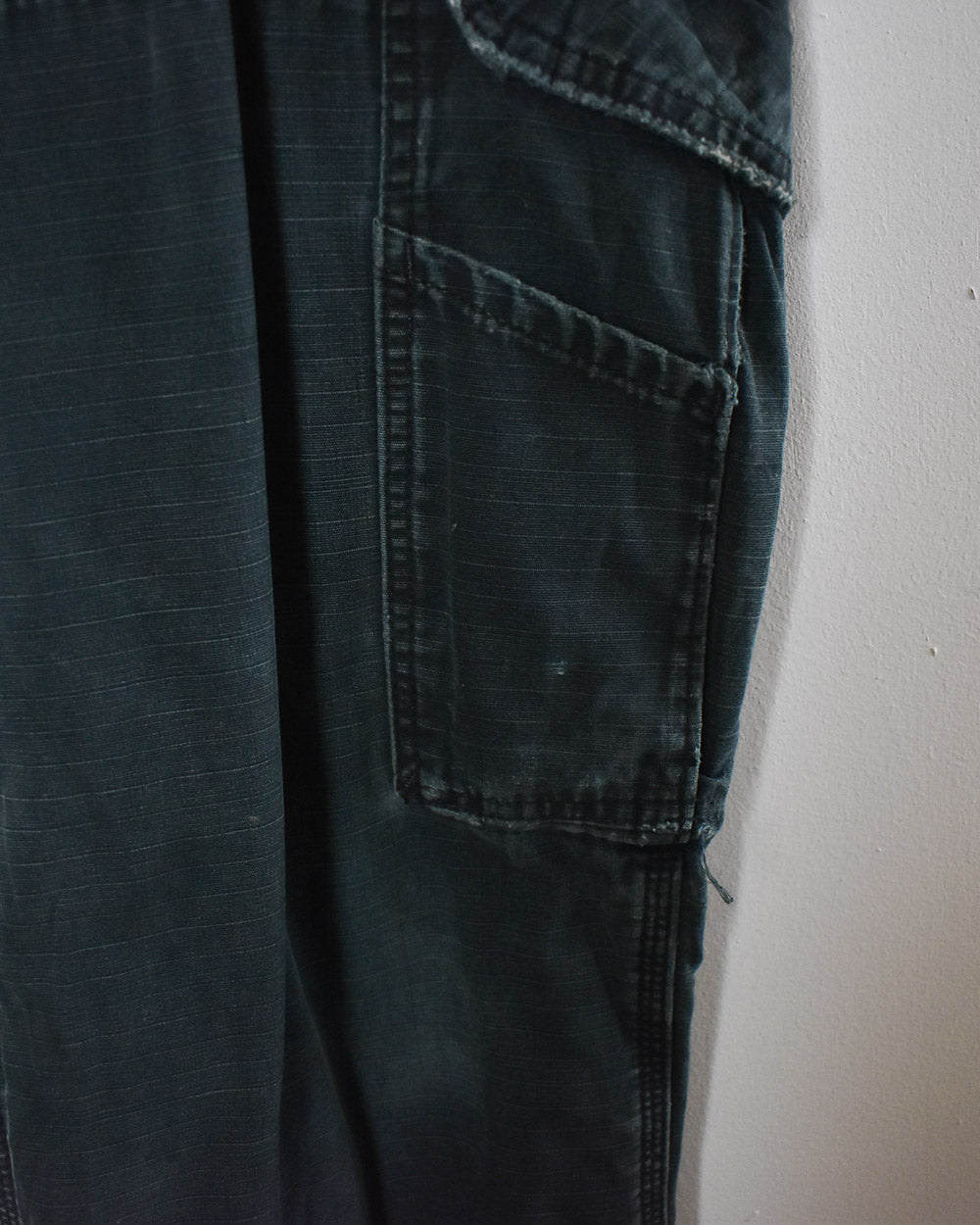 Navy Carhartt Double Knee Carpenter Cargo Jeans - W38 L32