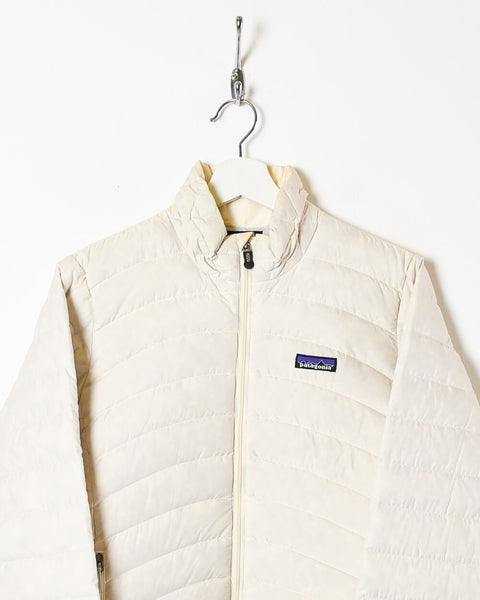 Vintage 00s Polyester Plain Neutral Patagonia Women's Puffer Jacket