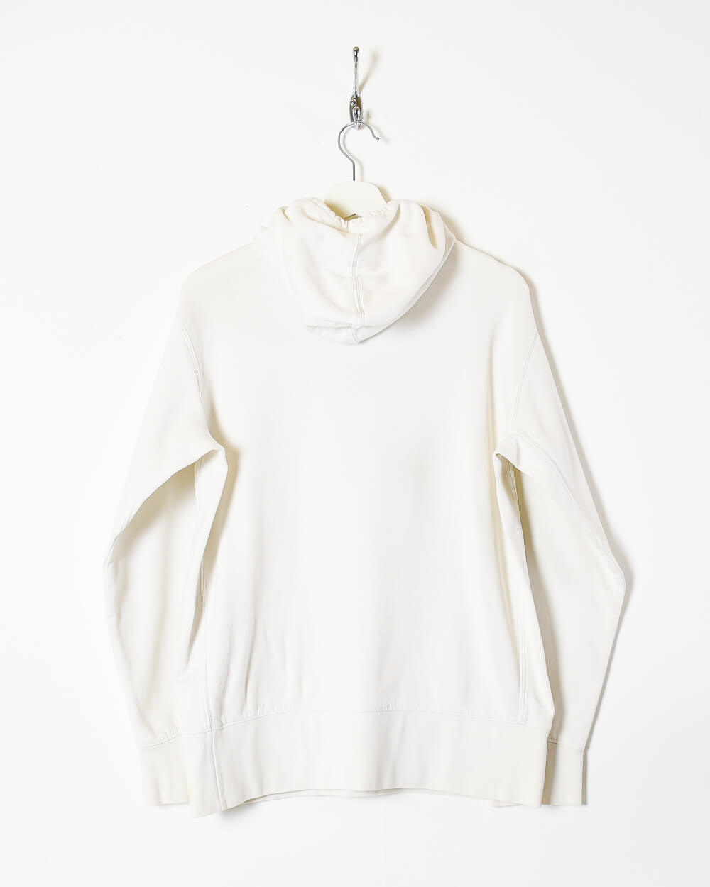 White Nike Swoosh Hoodie - Medium