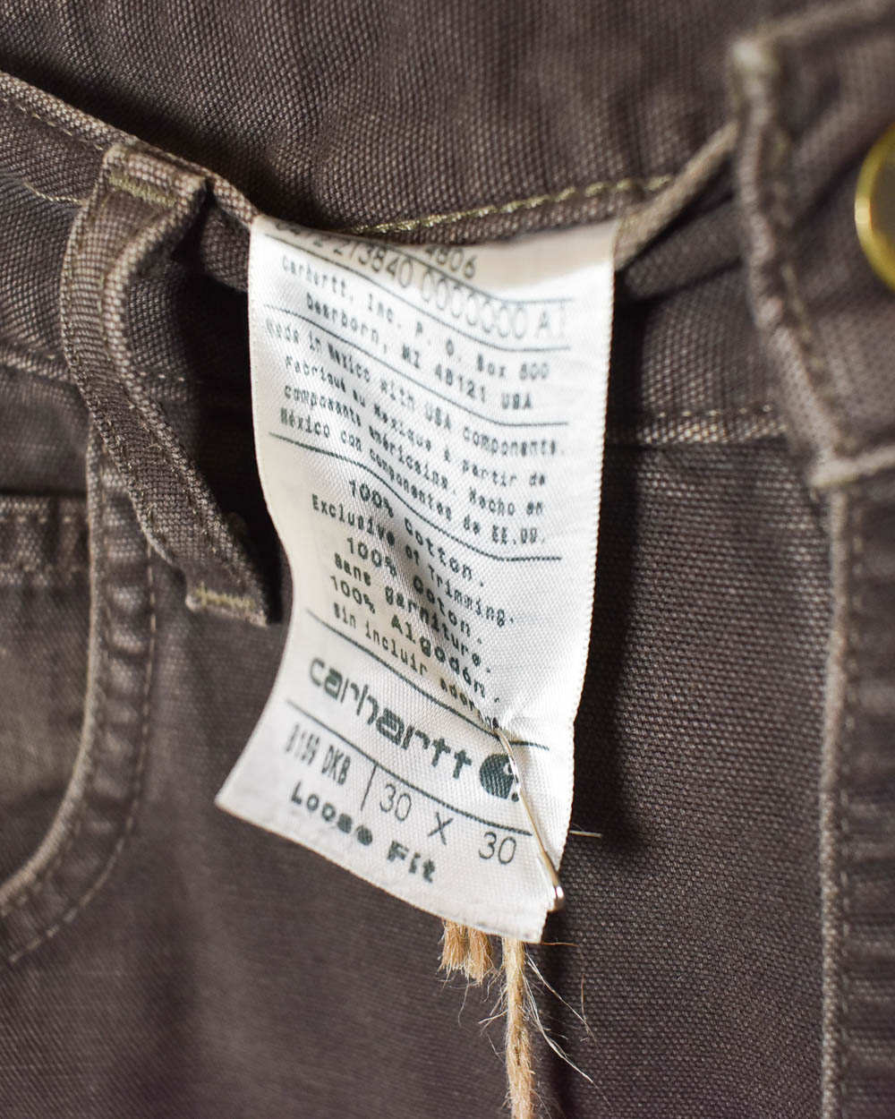 Brown Carhartt Carpenter Jeans - W30 L30