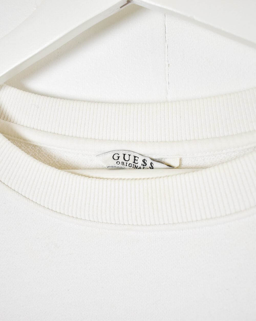 White Guess Jeans USA Sweatshirt - Large