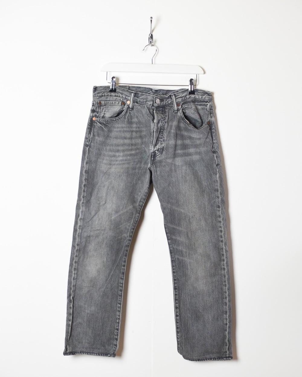Grey Levi's 501 Jeans - W32 L30