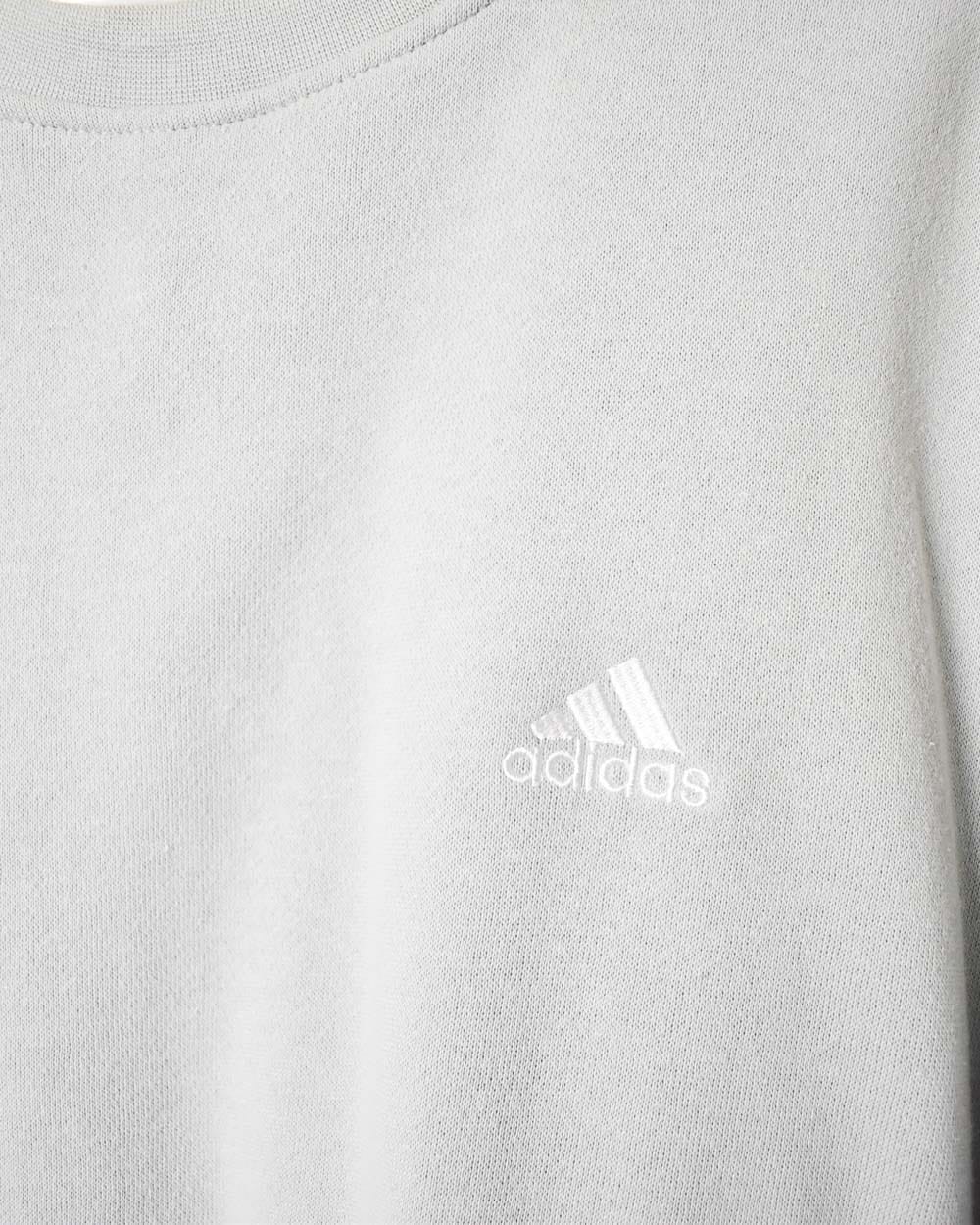 Stone Adidas Sweatshirt - Large