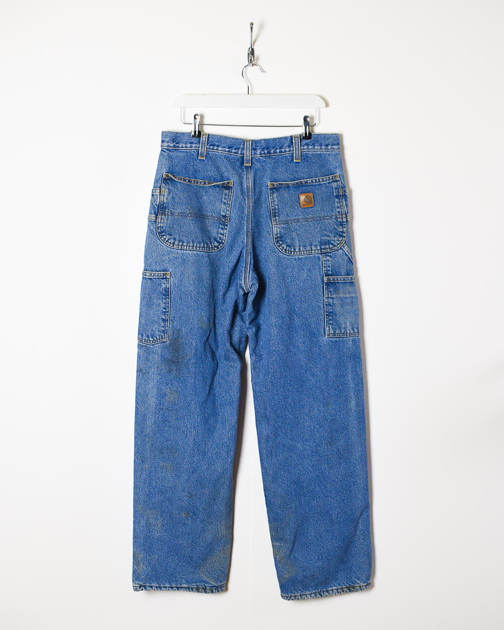 Blue Carhartt Fleece Lined Jeans - W33 L32