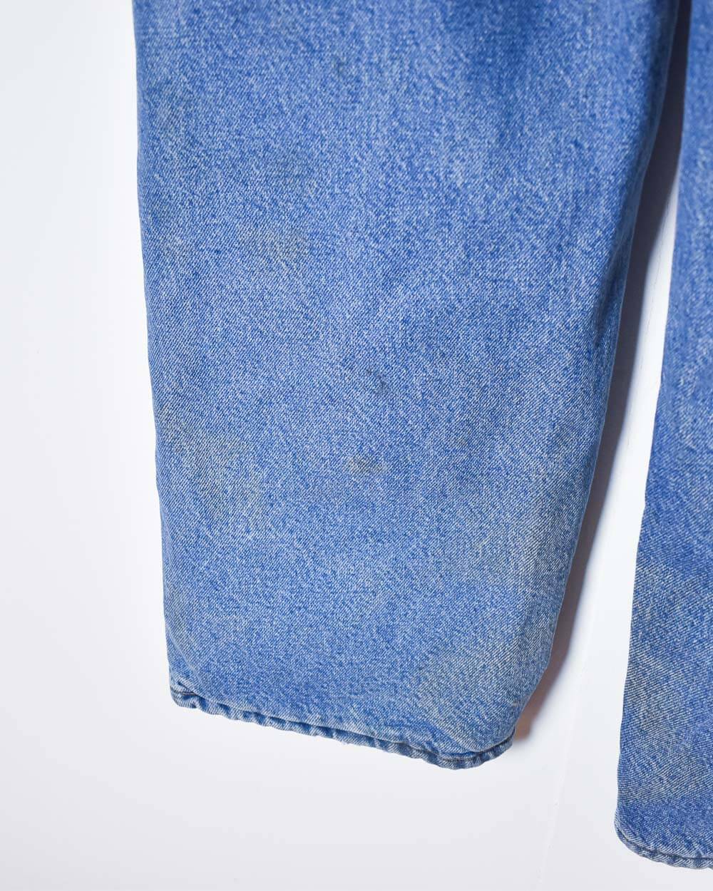Blue Carhartt Fleece Lined Jeans - W33 L32