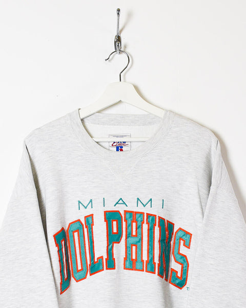 Vintage Miami Dolphins Cropped Sweatshirt L -   Israel