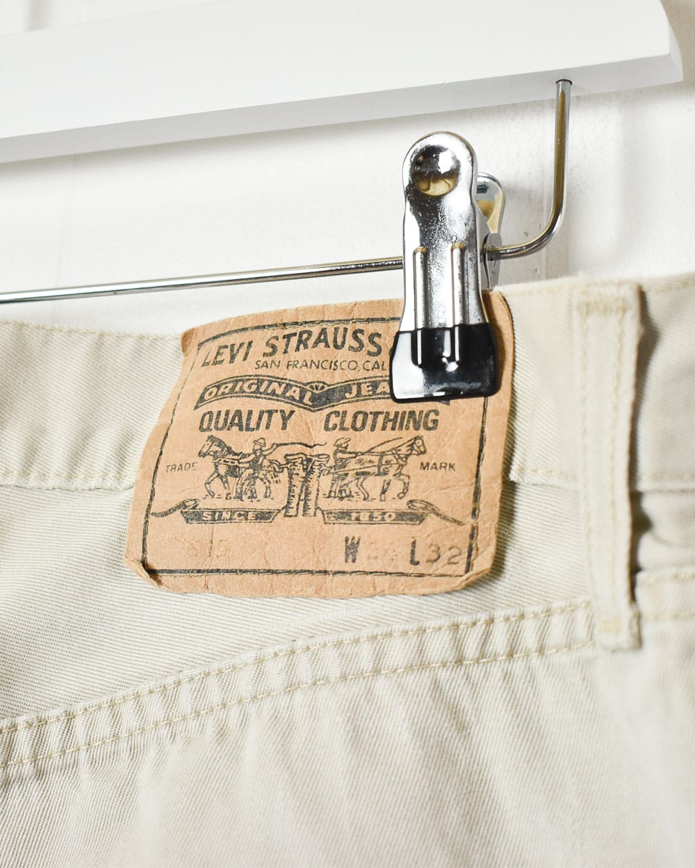 Neutral Levi's 501 Jeans - W34 L27
