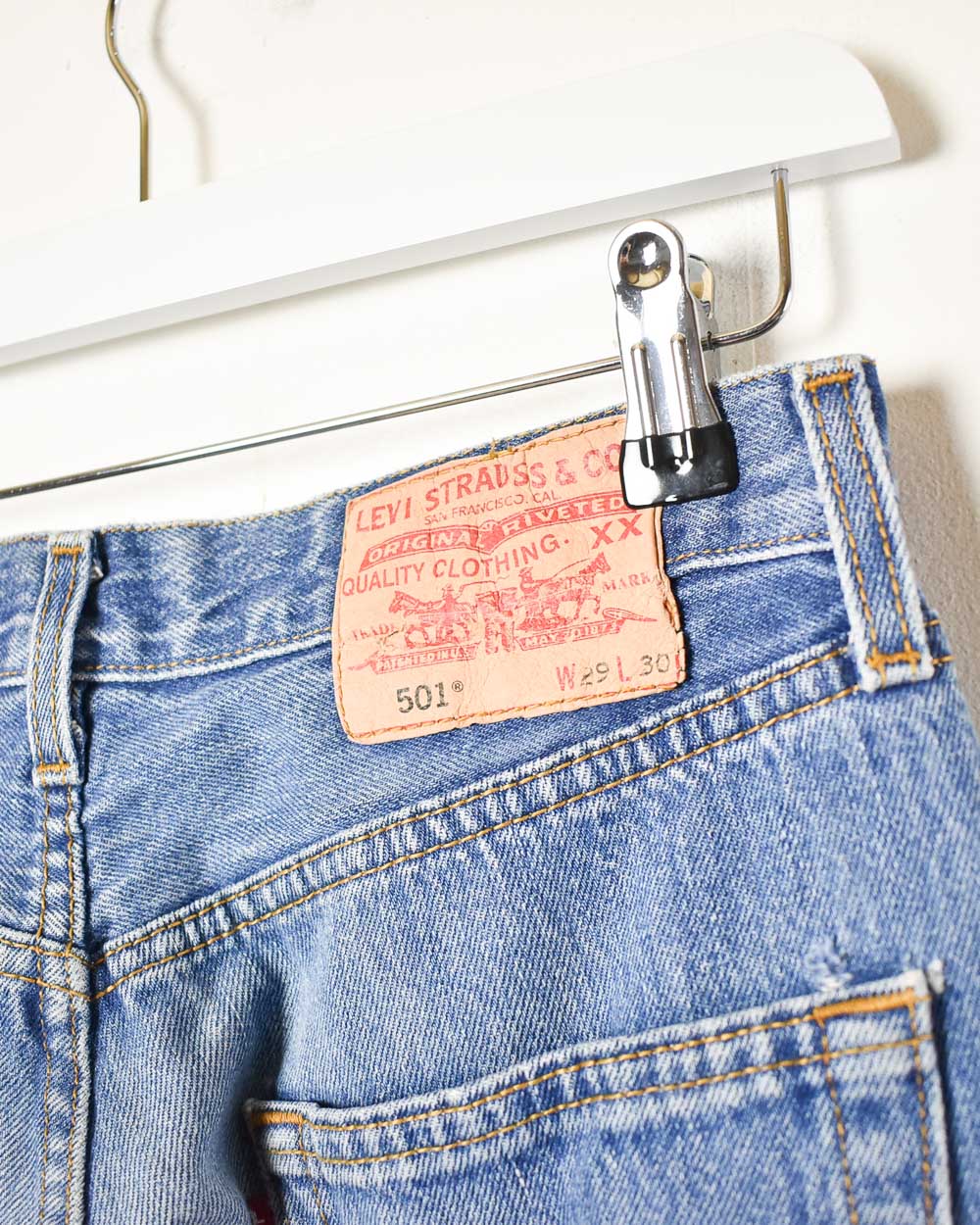 Blue Levi's 501 Jeans - W28 L30