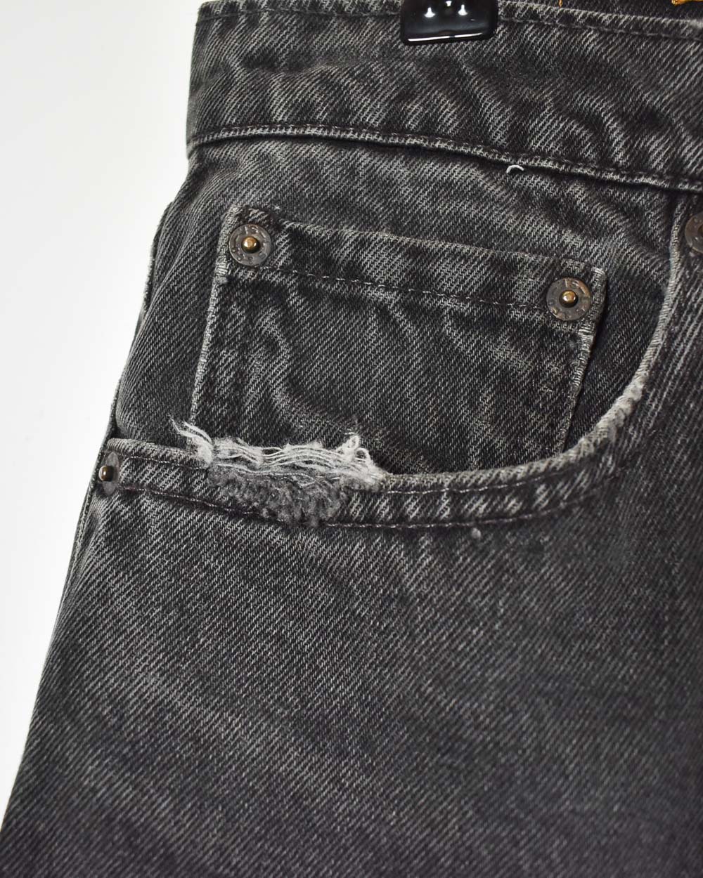 Black Levi's 550 Made In USA Jeans - W34 L34