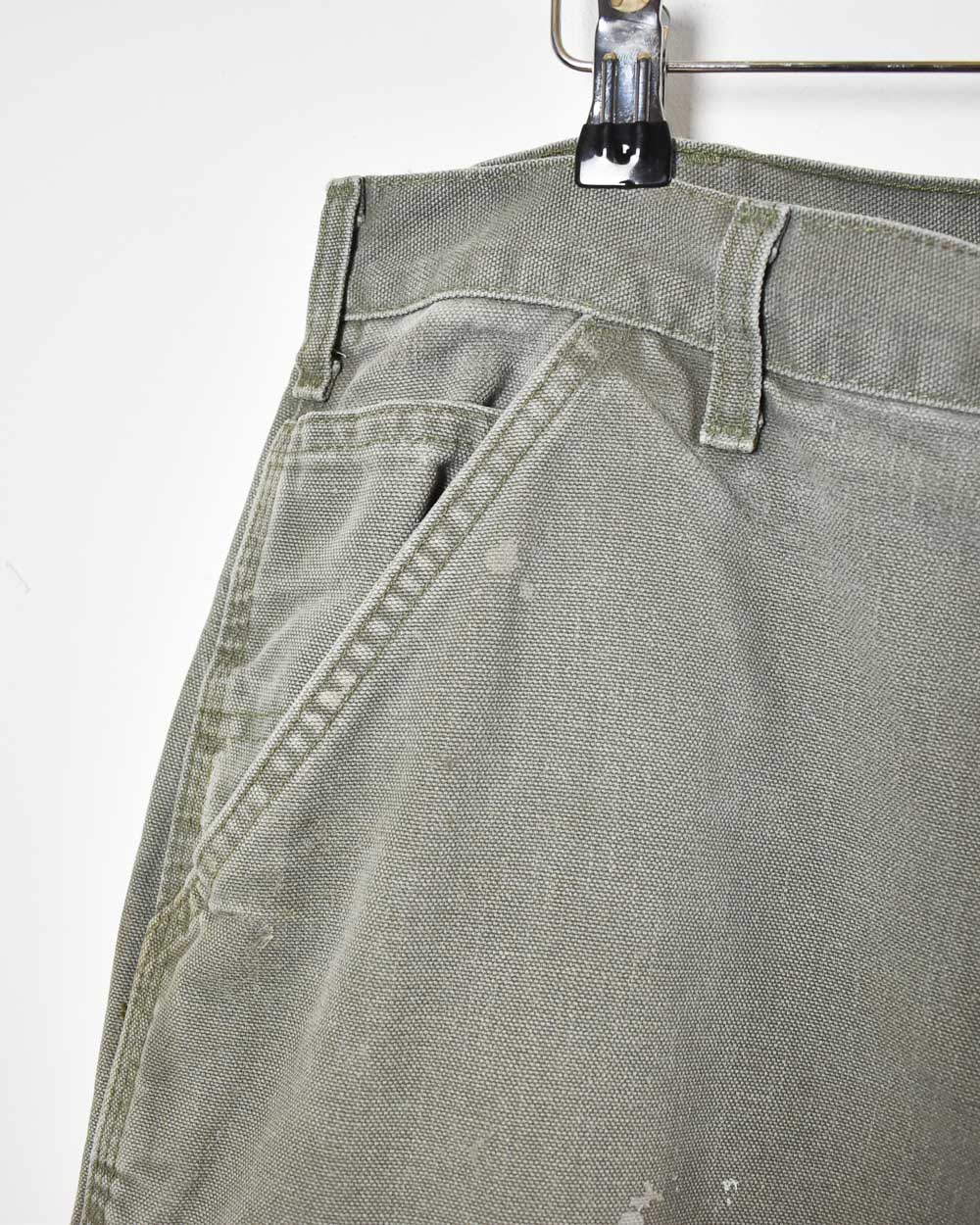 Khaki Carhartt Carpenter Jeans - W34 L30
