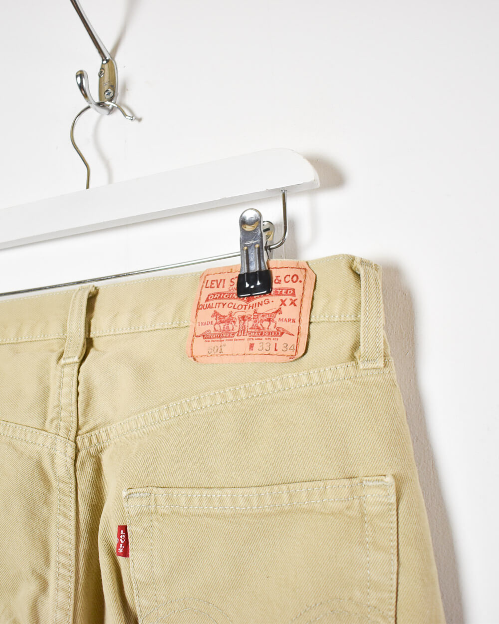 Neutral Levi's 501 Jeans - W32 L34
