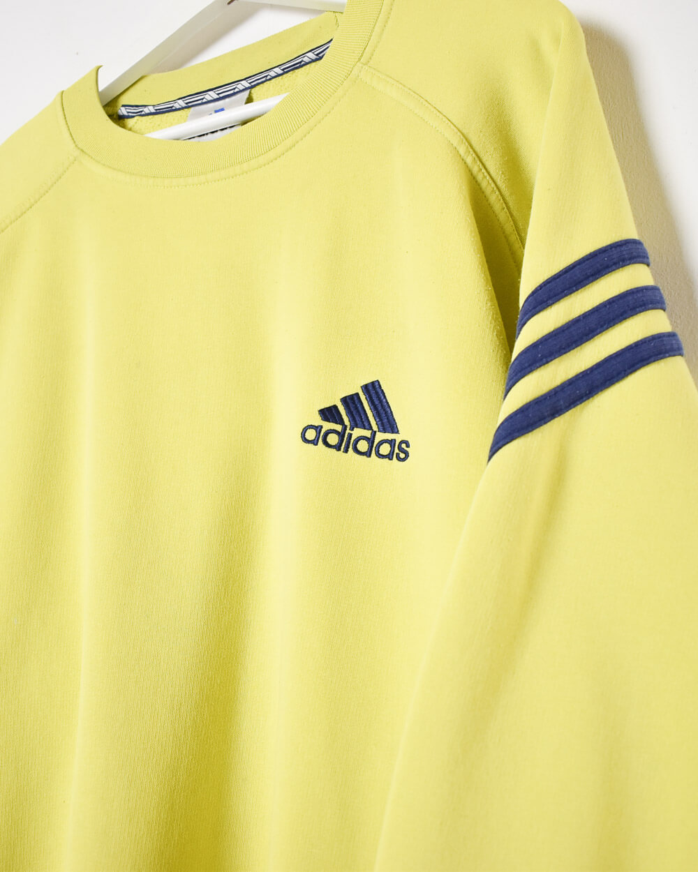 Yellow Adidas Sweatshirt - Large