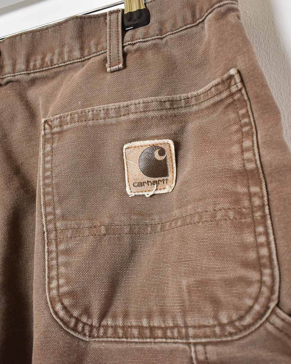 Brown Carhartt Heavyweight Carpenter Jeans - W36 L30