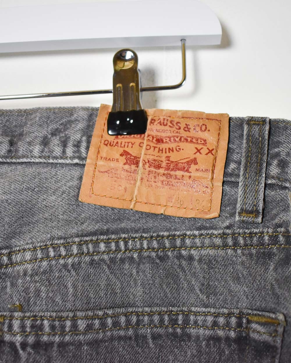 Grey Levi's USA 501 Jeans - W34 L30