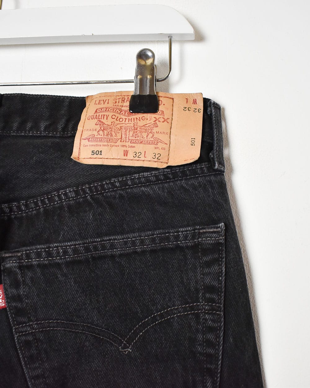 Black Levi's 501 Jeans - W32 L32