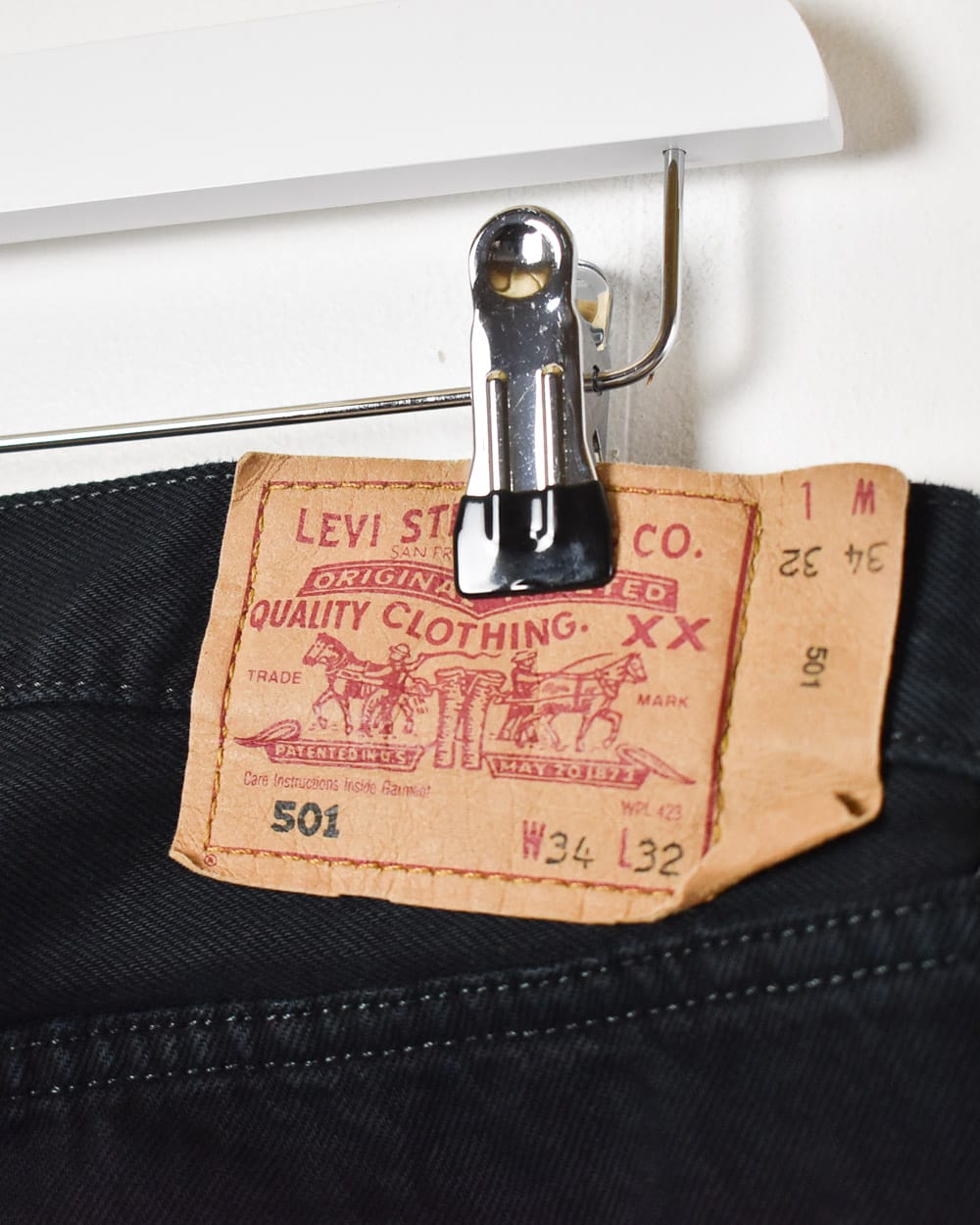 Black Levi's 501 Jeans - W32 L32