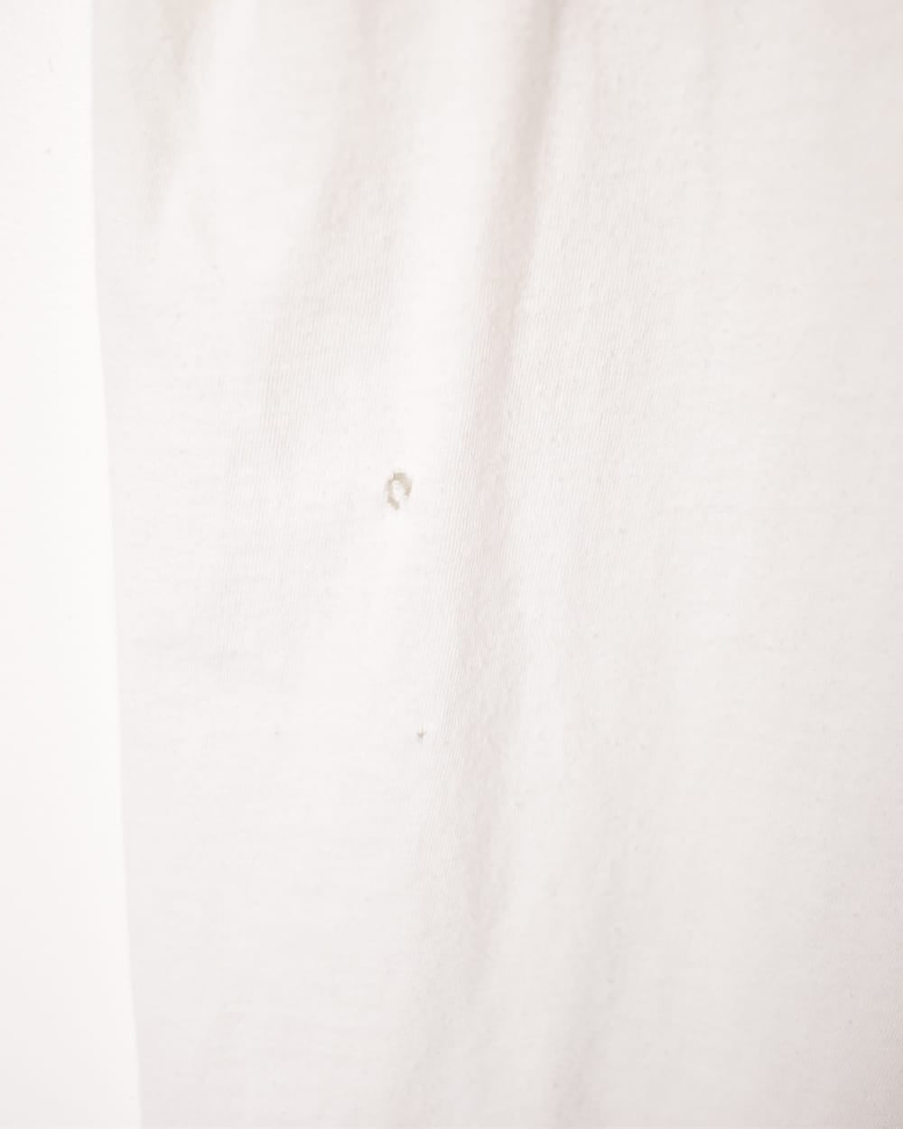 White Garfield 70s Night Stalker Graphic T-Shirt - Small