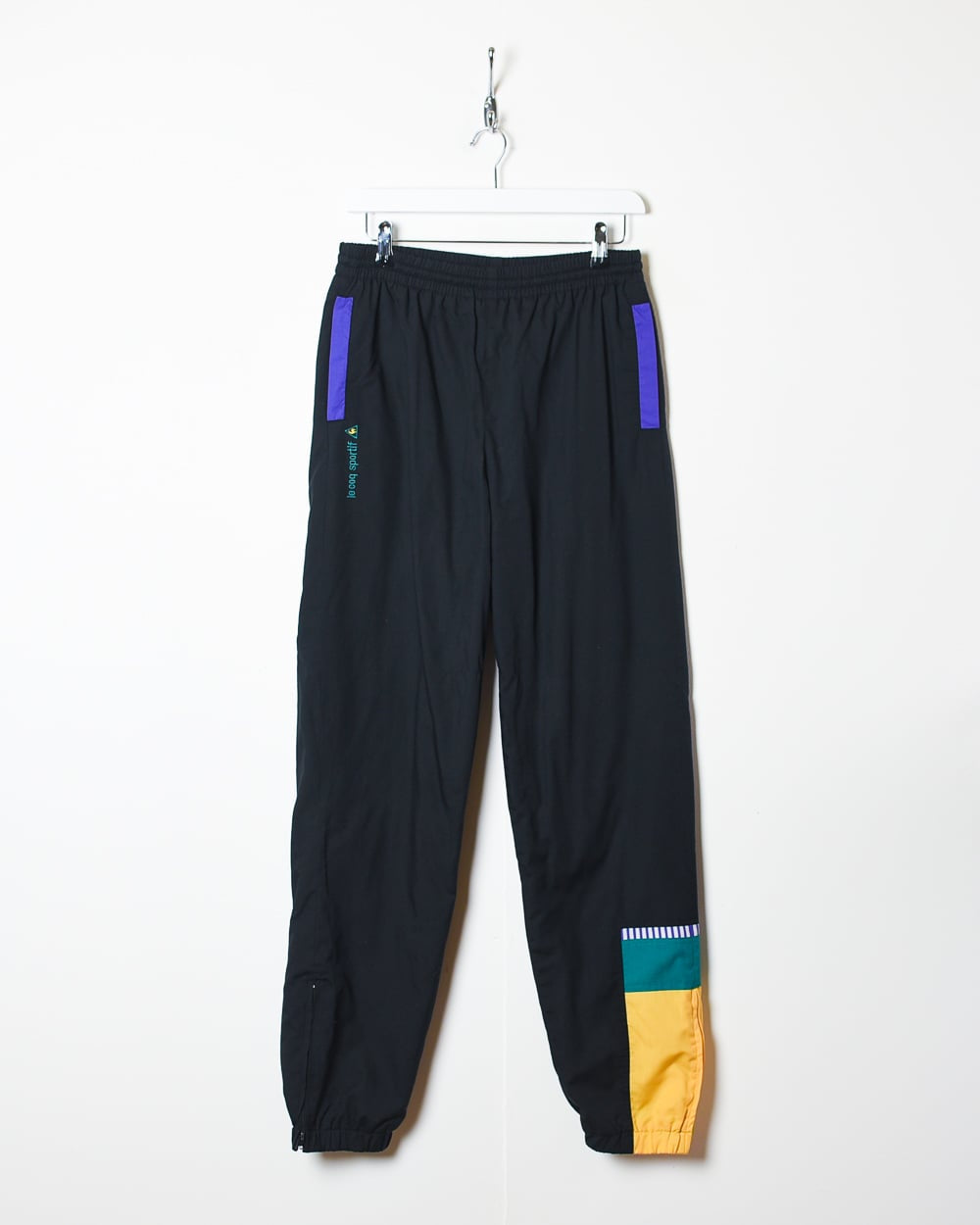 Black Le Coq Sportif Tracksuit Bottoms - Medium
