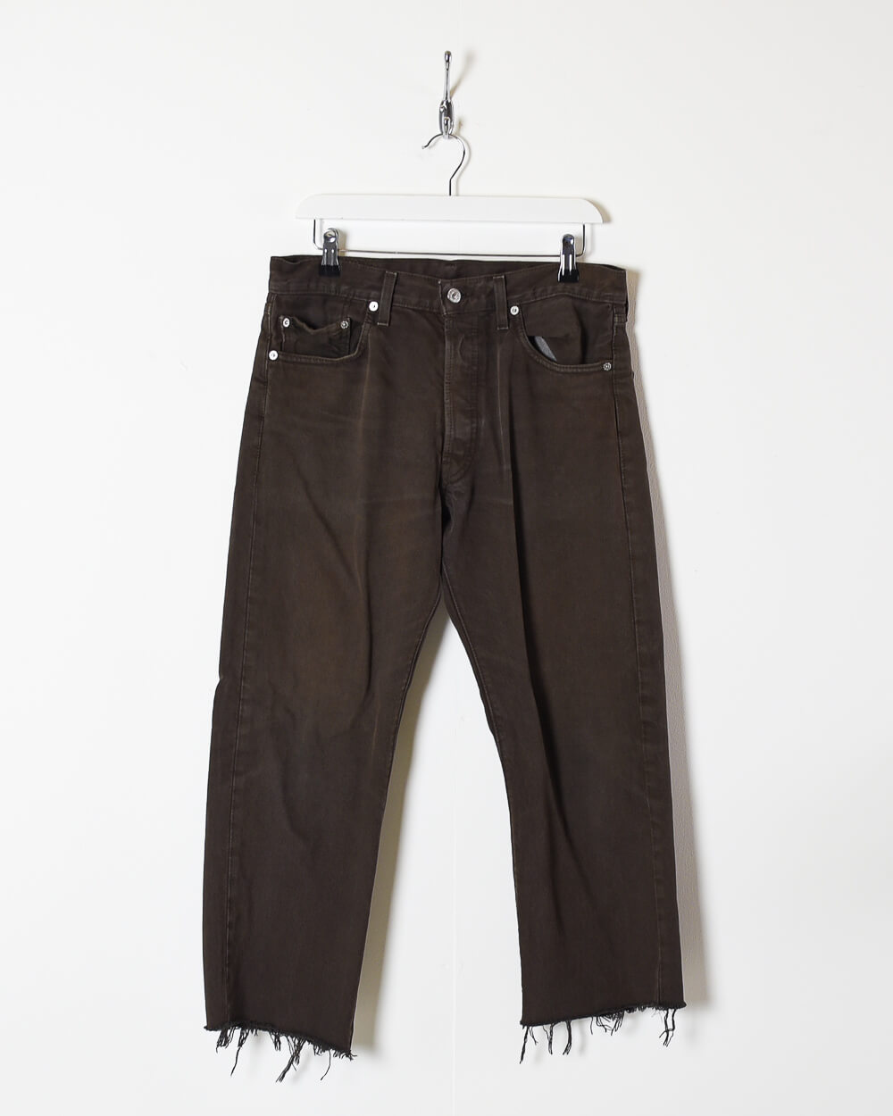 Brown Levi Strauss & Co. Cut-off Jeans - W32 L25