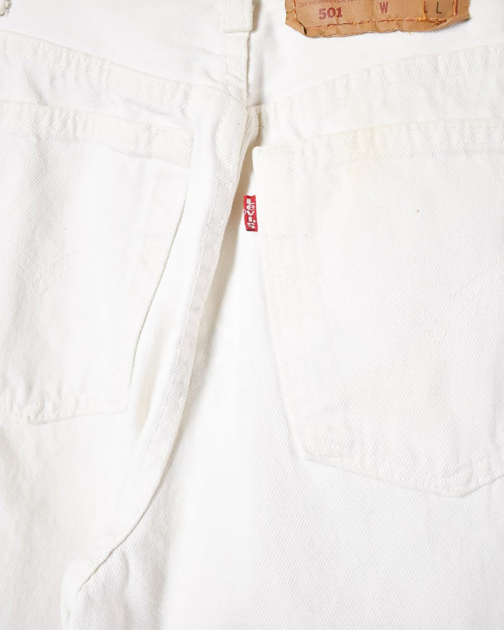 White Levi's USA 501 Jeans - W26 L33