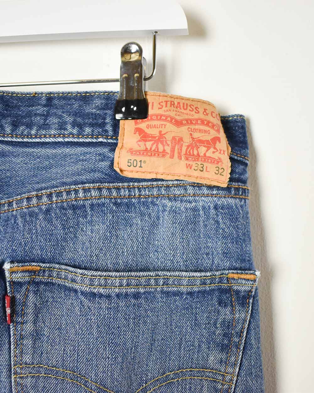 Blue Levi's 501 Jeans - W34 L30