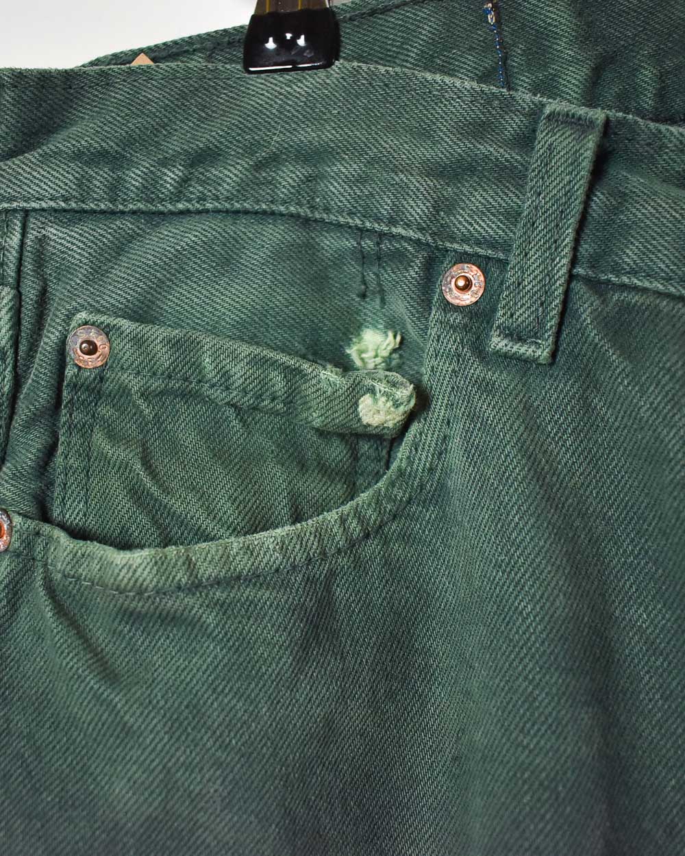 Green Levi's USA 501 Jeans - W32 L34