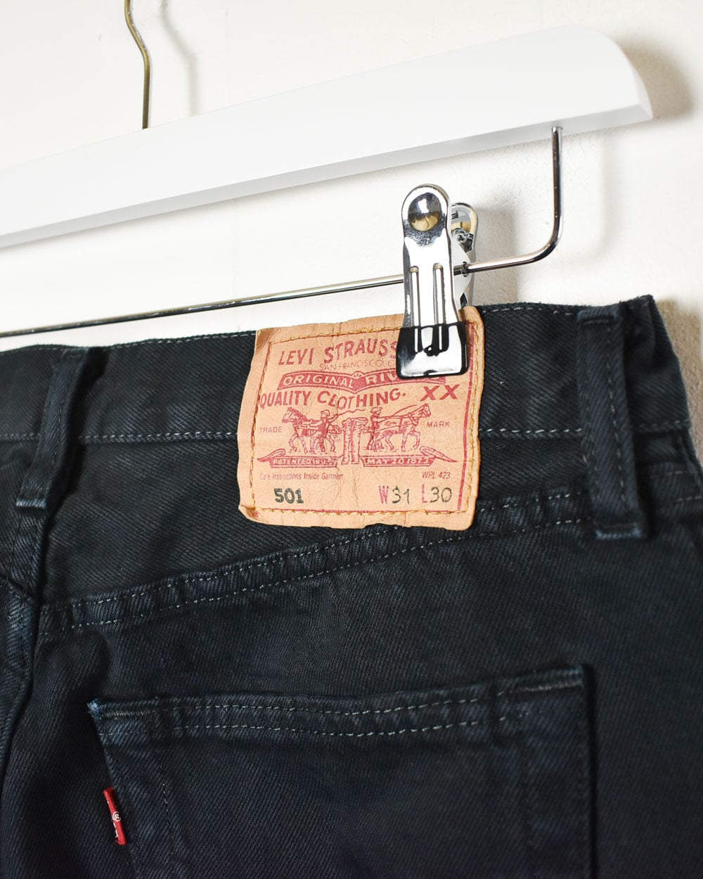Black Levi's 501 Jeans - W30 L30