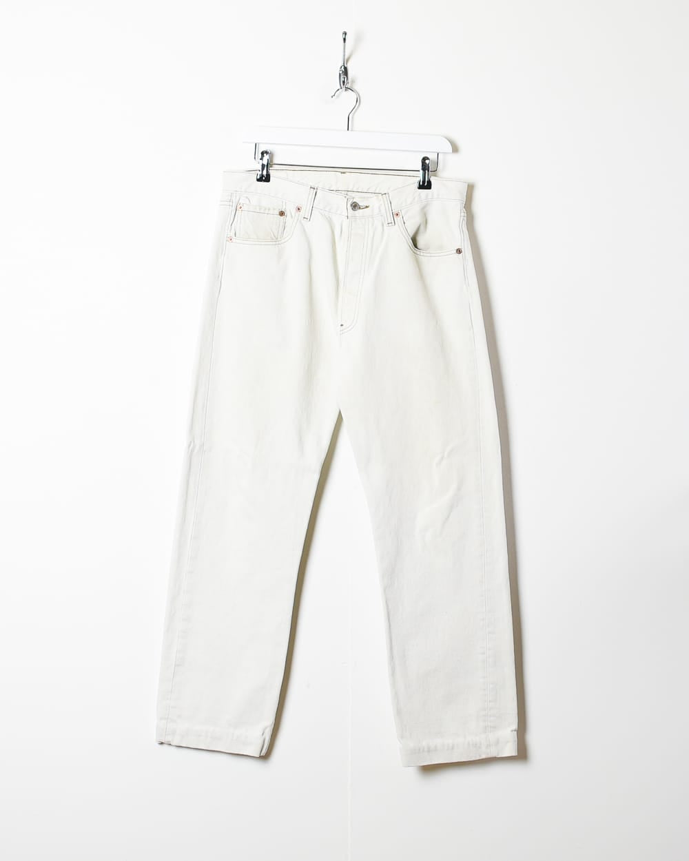 White Levi's USA 501 Jeans - W34 L30
