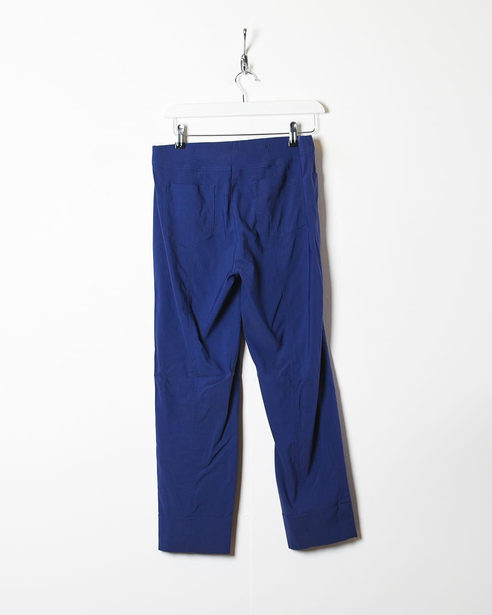 Navy Robell Elasticated Trousers - Medium Women's
