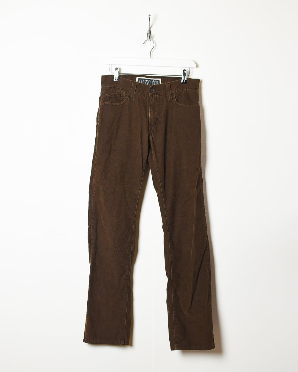 Brown Levi's Black Label 514 Corduroy Jeans - W30 L32