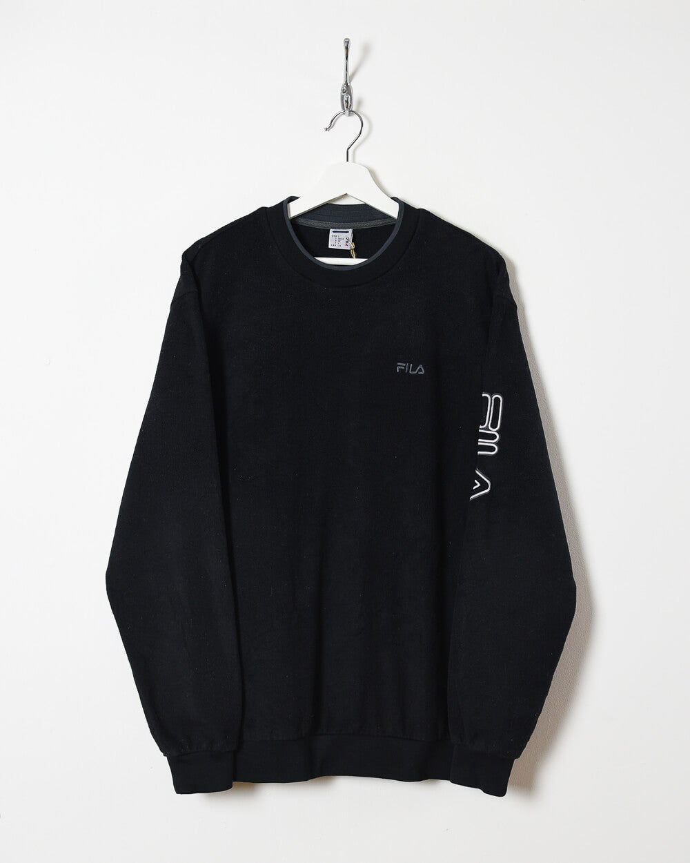 Black Fila Pullover Fleece - Large