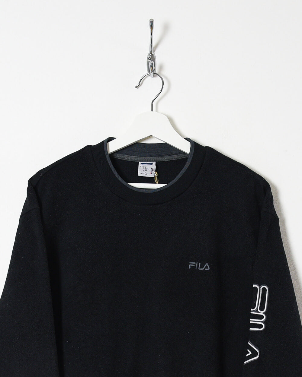 Black Fila Pullover Fleece - Large