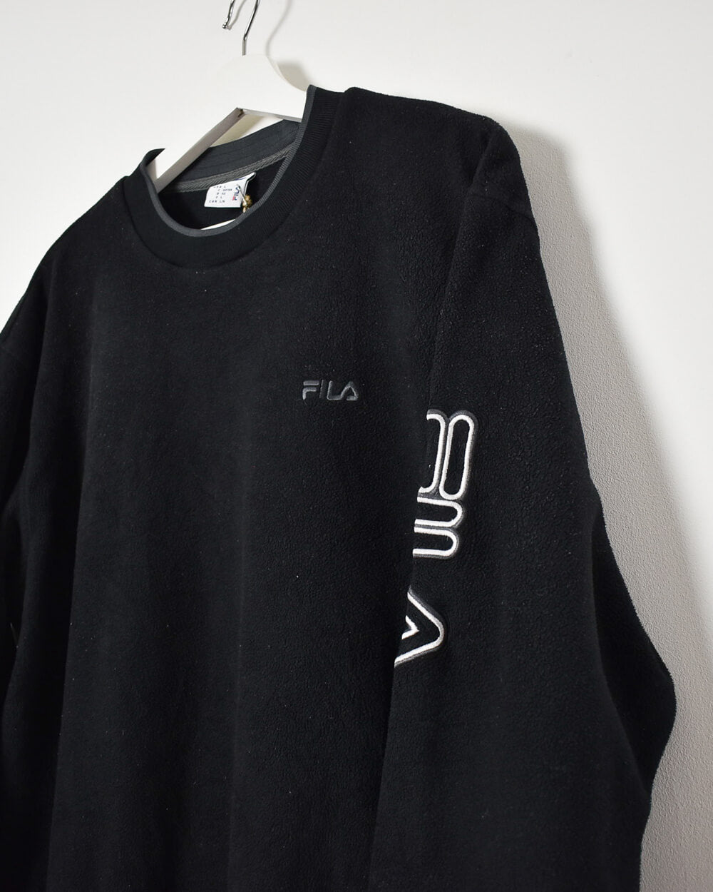 Black Fila Pullover Fleece - Large