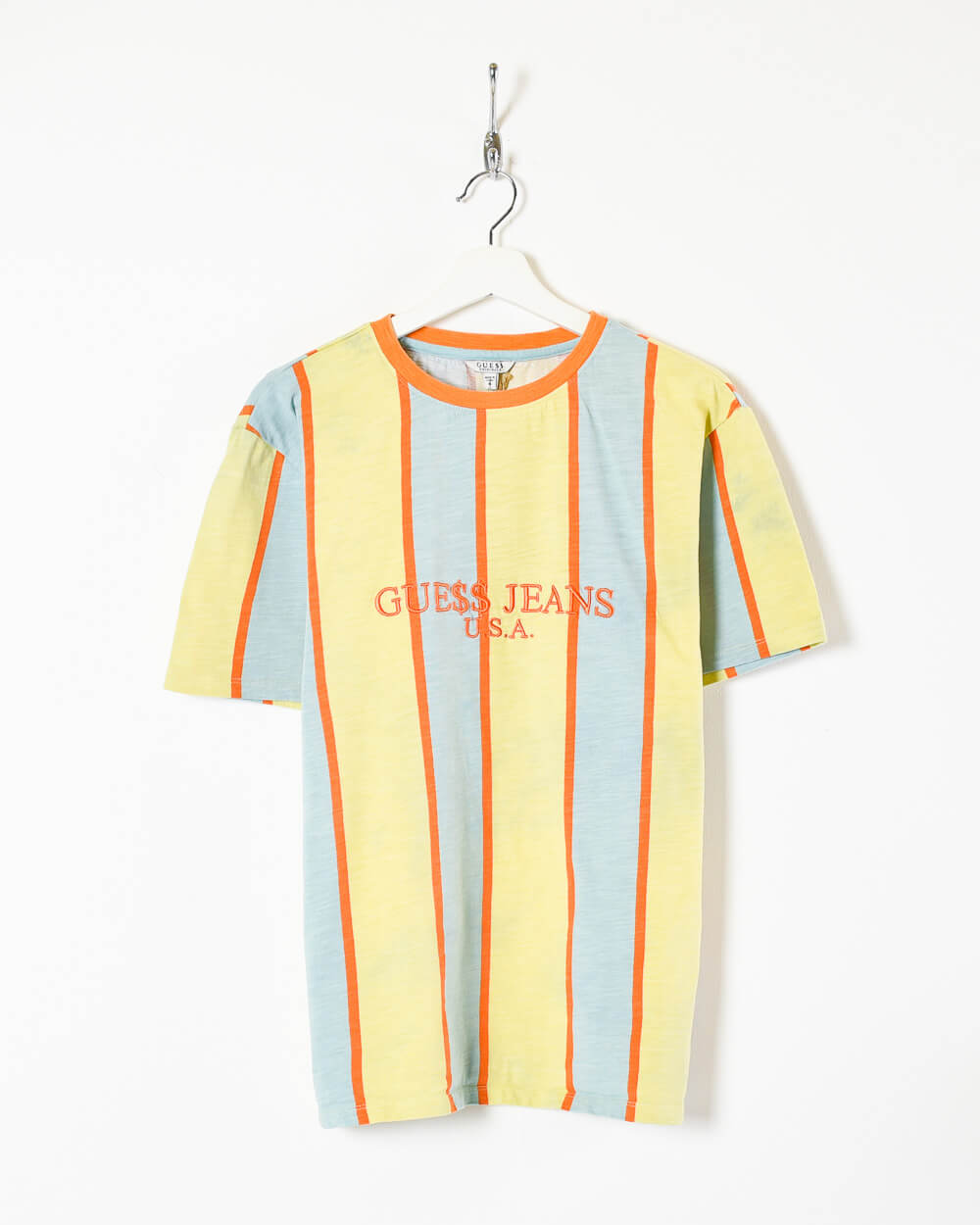 Yellow Guess Jeans USA T-Shirt - Medium