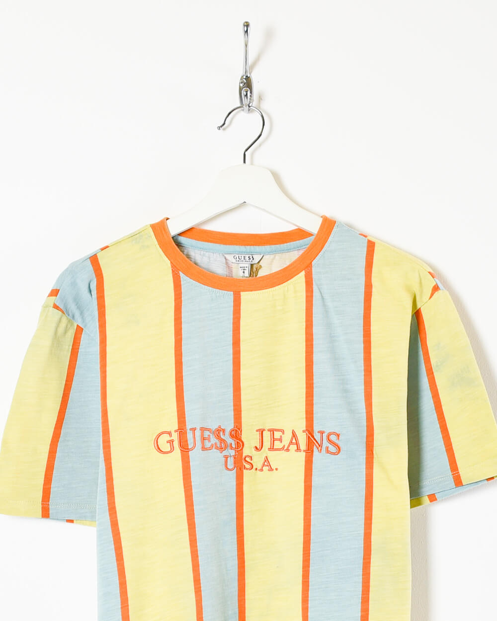 Yellow Guess Jeans USA T-Shirt - Medium