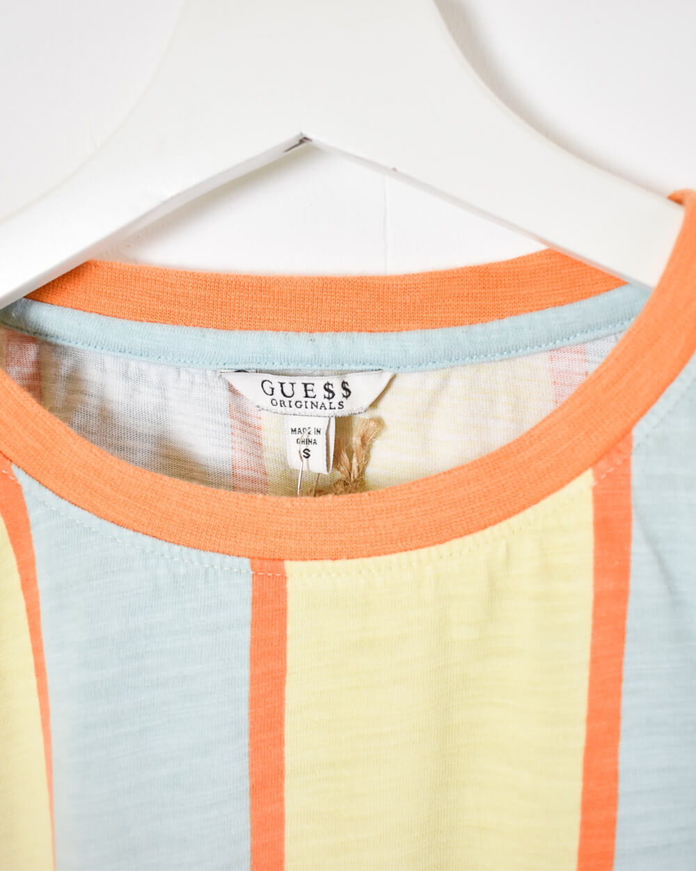 Yellow Guess Jeans USA T-Shirt - Medium