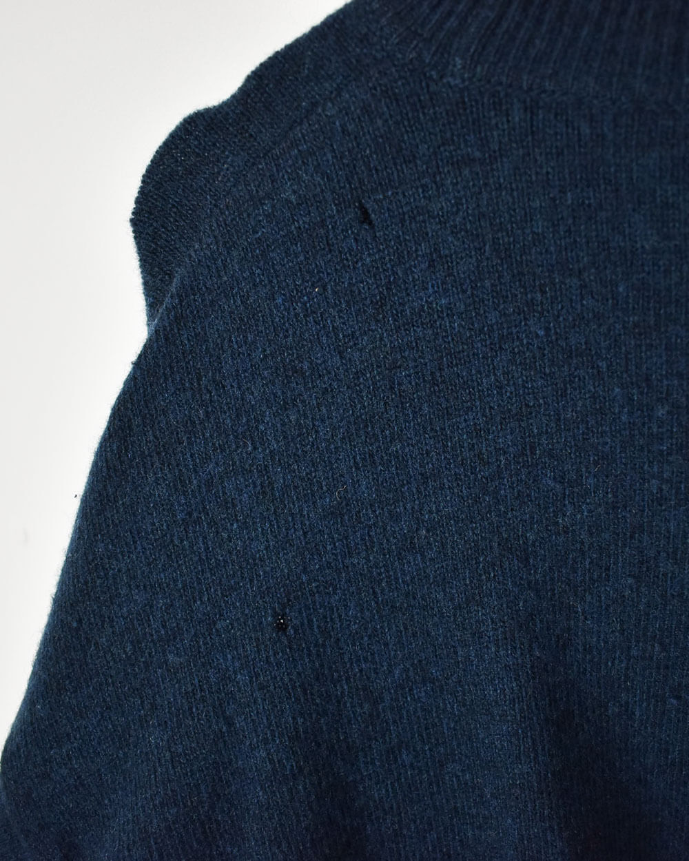 Navy Hugo Boss Knitted Sweatshirt - Large