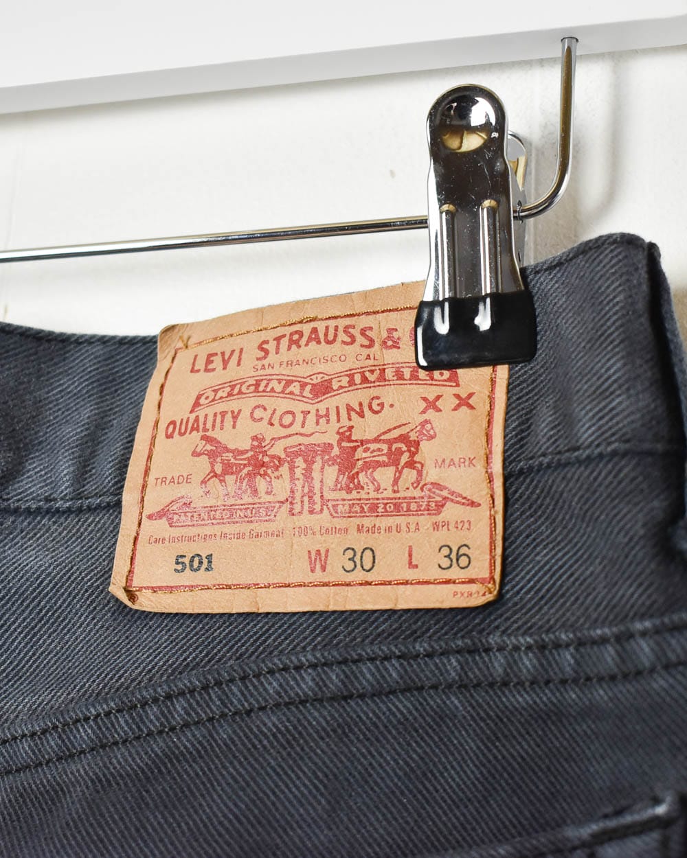 Black Levi's 501 Jeans - W29 L32