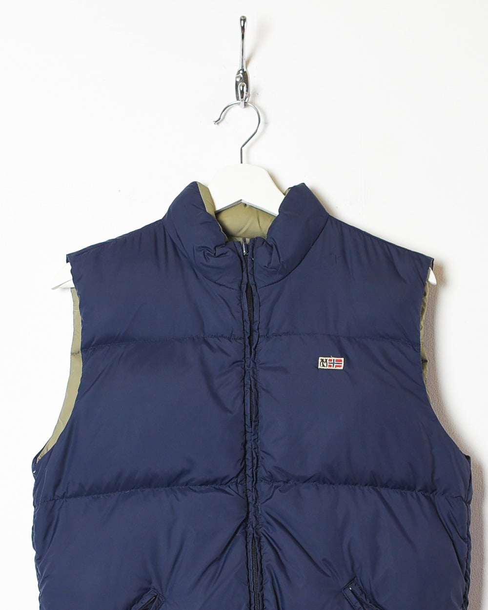 Neutral Napapijri Reversible Down Gilet - Medium Women's