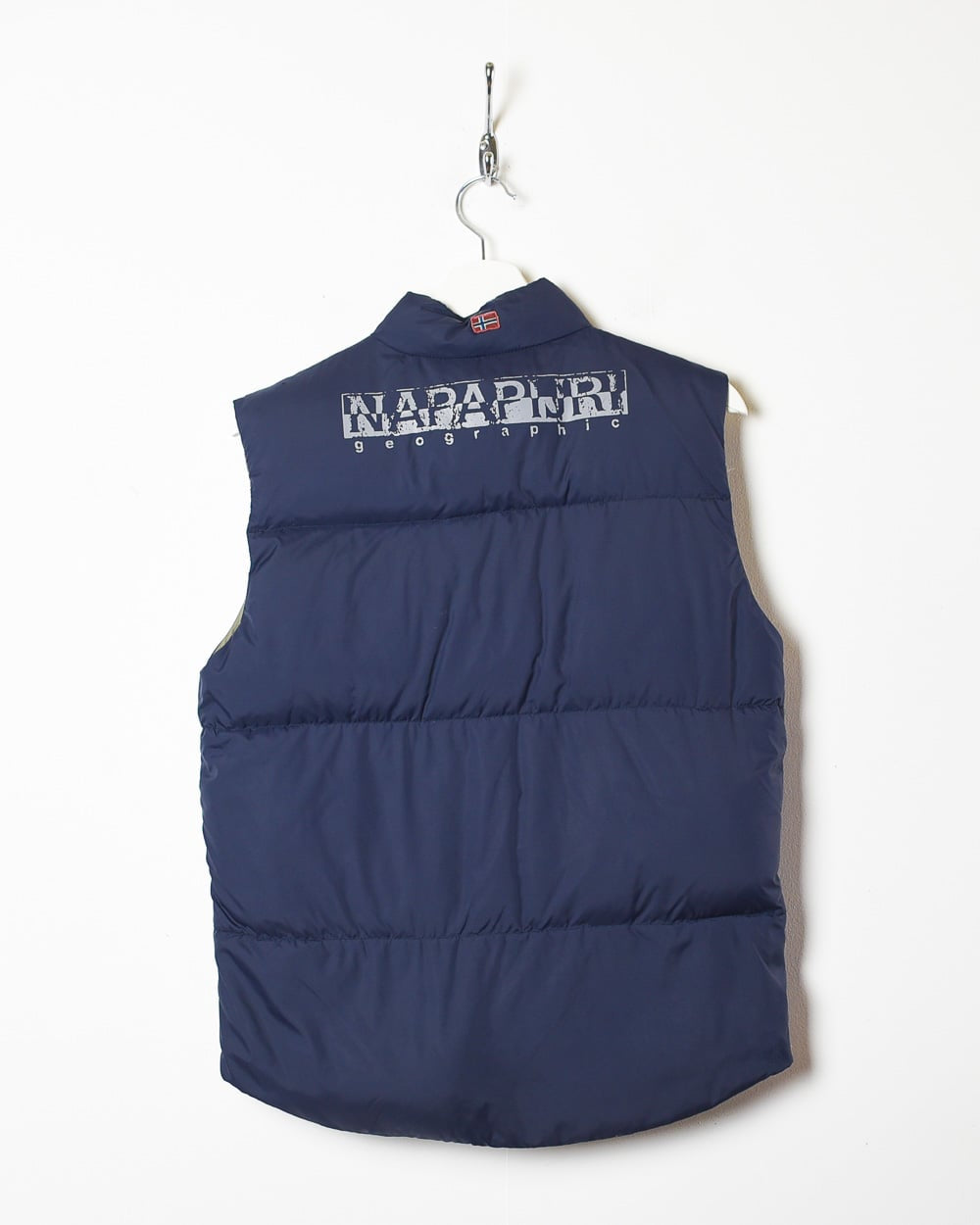 Neutral Napapijri Reversible Down Gilet - Medium Women's