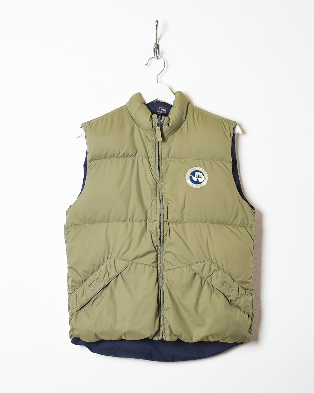 Neutral Napapijri Reversible Down Gilet - Medium Women's